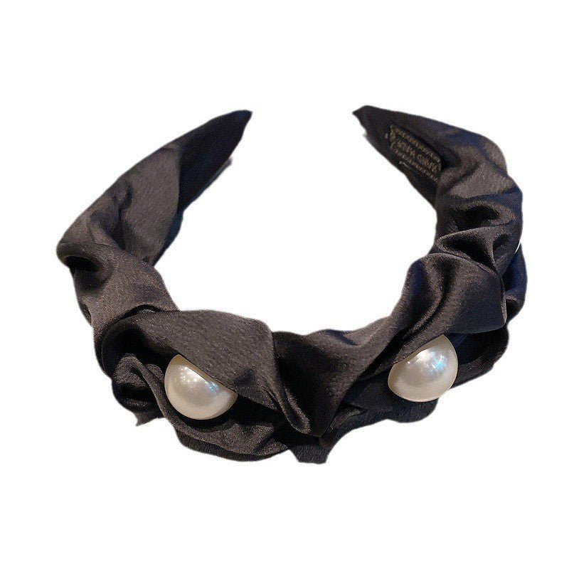 Wholesale Puffy Pleated Fabric Headband